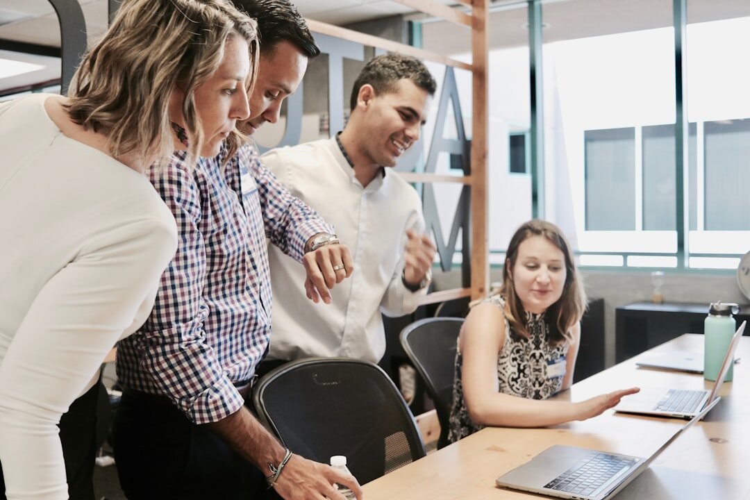 design discussion in office